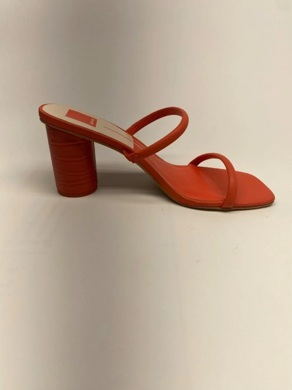 Dolce Vita Womens Noles Red Heel Sandal Sz 9.5